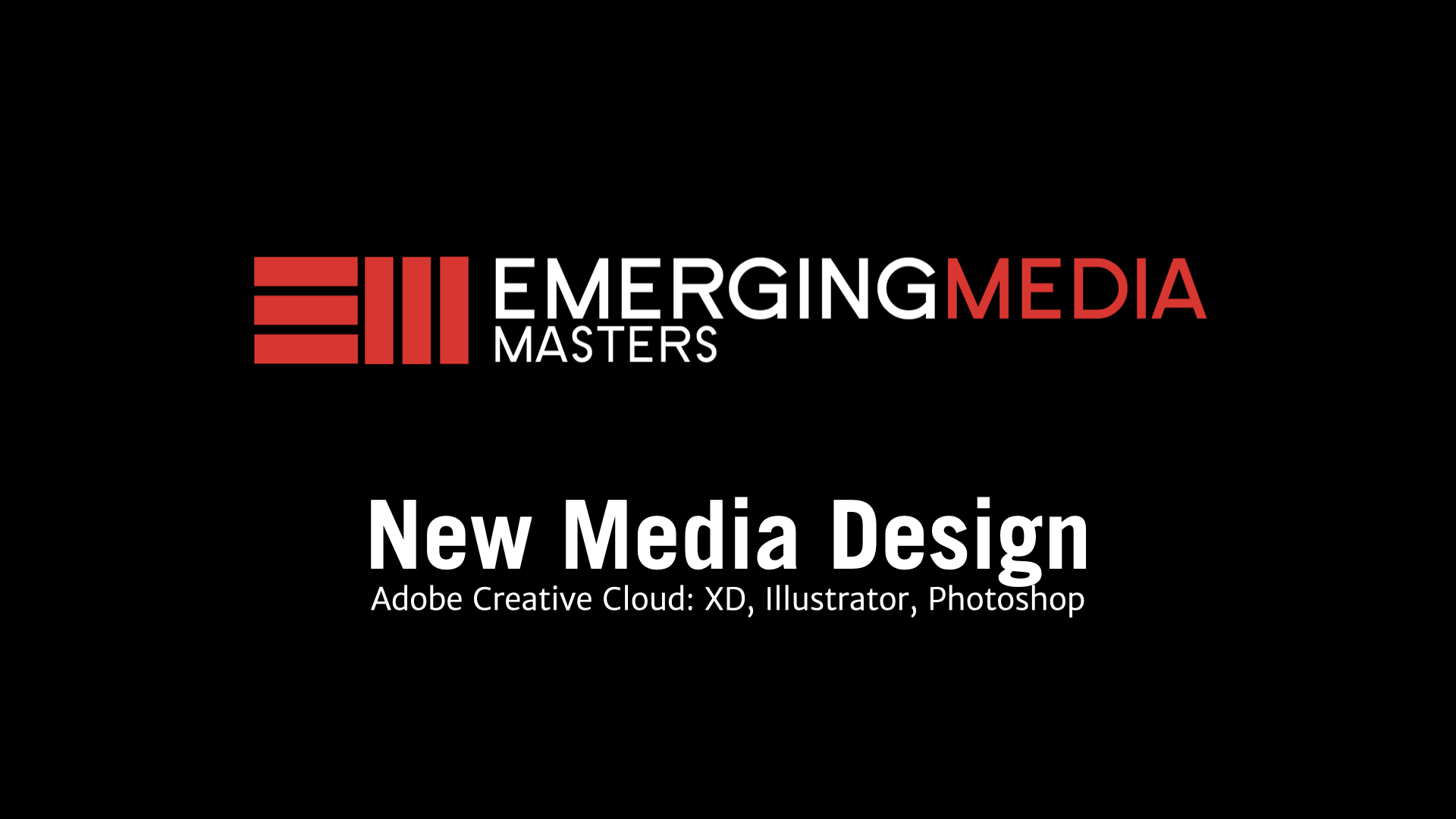 Image that reads New Media Design.