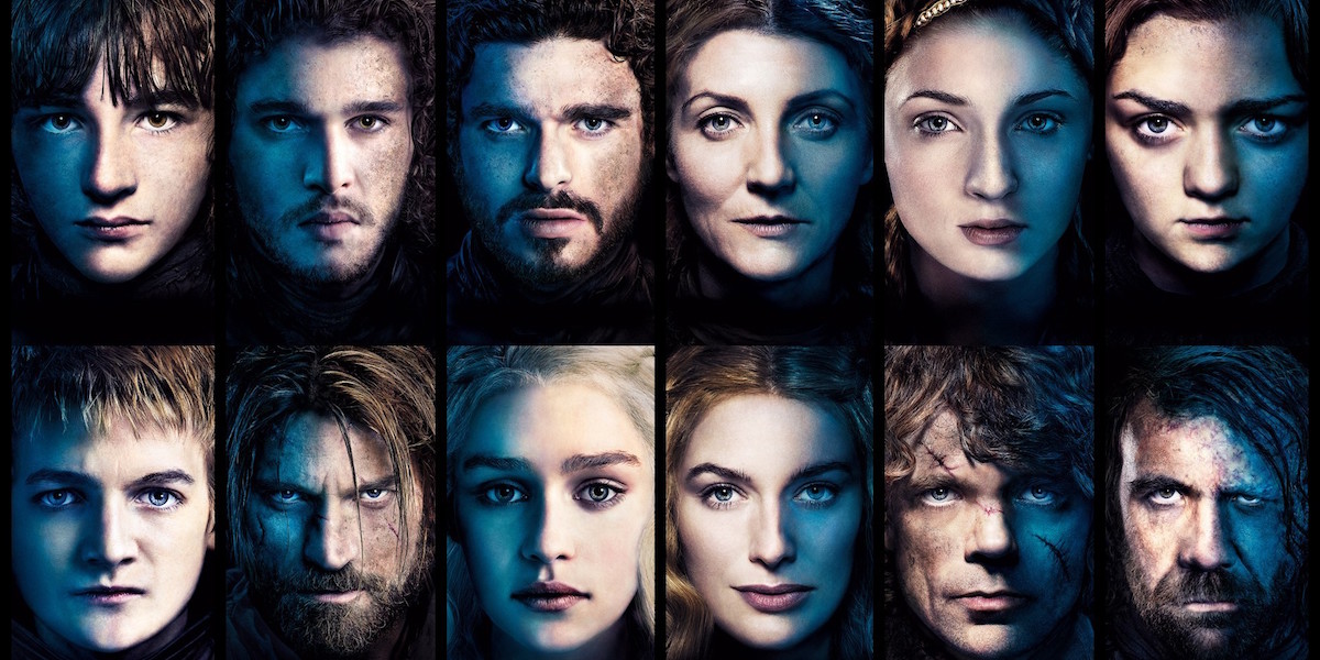 Many of the characters in Game of Thrones